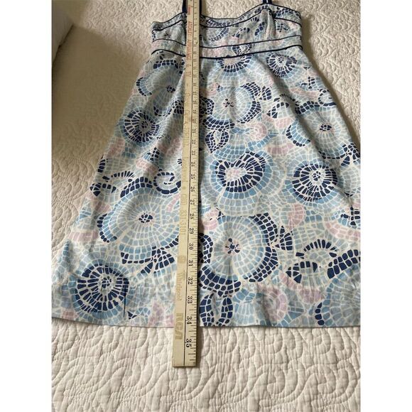 Vineyard Vines Women’s Blue Mosaic Strap Dress Garden Girl Size 0 - Picture 13 of 14